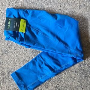 Tek Gear Vibrant Blue Mid-Rise Leggings